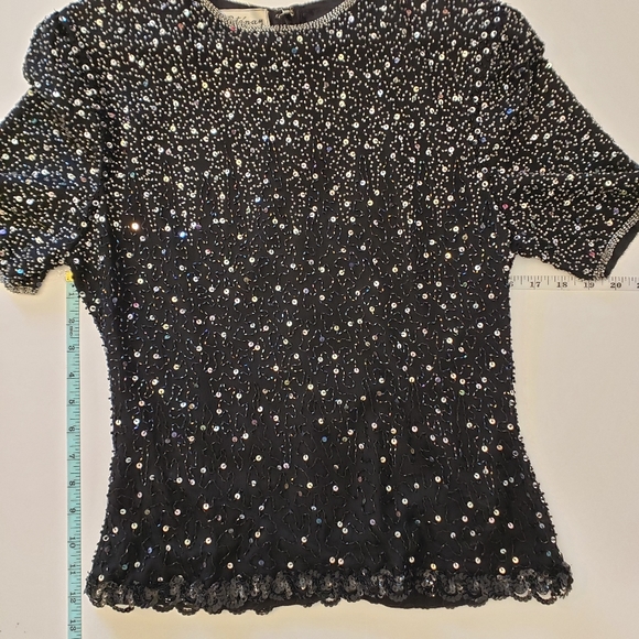 Sténay Vintage Beaded Top size S - Picture 7 of 7